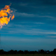 La quema de gas es una gran fuente de emisiones de carbono a la atmósfera.